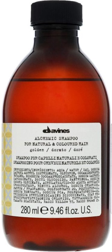 Niet-permanente Kleurshampoo Davines Alchemic Golden 250 ml