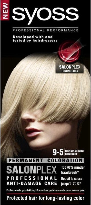SYOSS Color baseline 9-5 Frozen Pearl Blonde Haarverf - 1 stuk