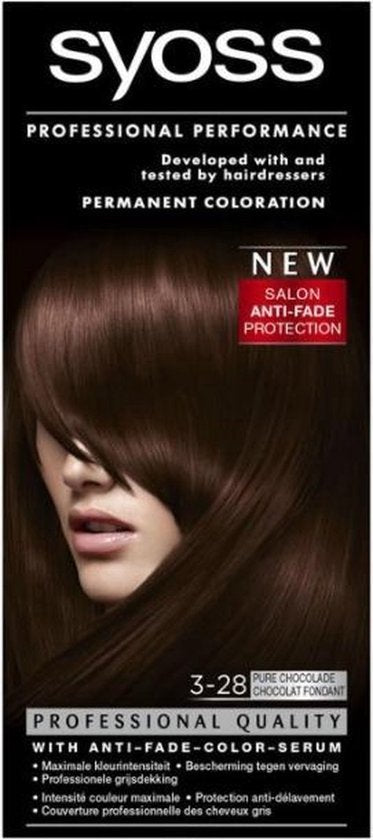 SYOSS Color baseline 3-28 Pure Chocolade Haarverf - 1 stuk