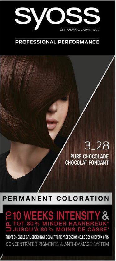SYOSS Color baseline 3-28 Pure Chocolade Haarverf - 1 stuk