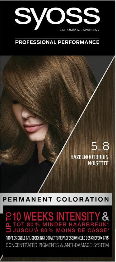 SYOSS Color baseline 5-8 Hazelnootbruin Haarverf - 1 stuk