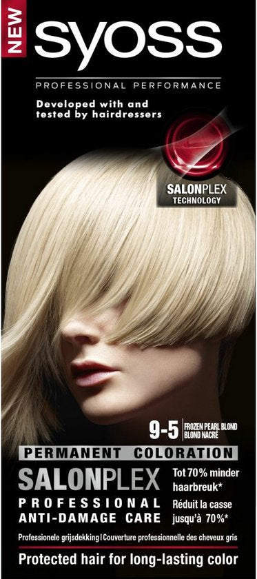 SYOSS Color baseline 9-5 Frozen Pearl Blonde Haarverf - 1 stuk