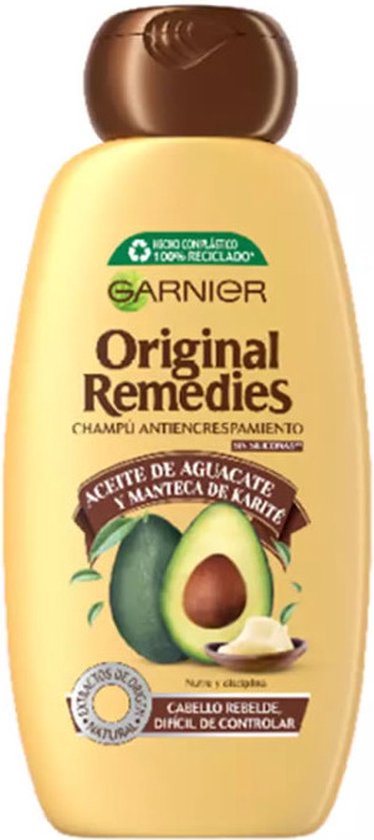 Anti-Frizz Shampoo Garnier Original Remedies Karité Avocado 600 ml