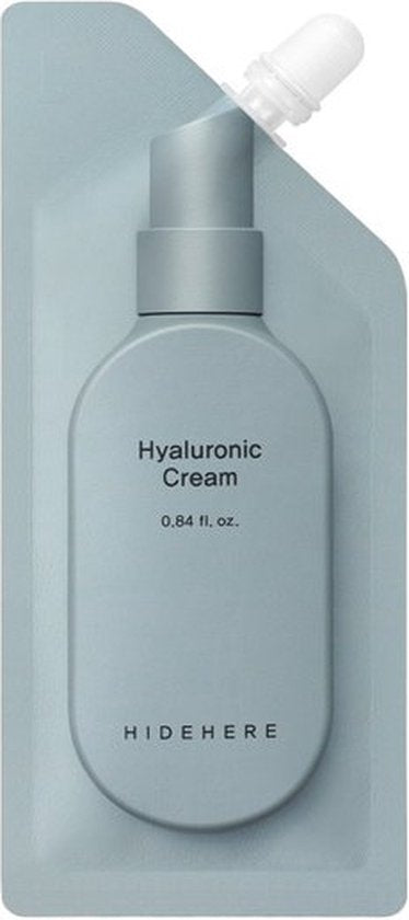 HIDEHERE – Hyaluronzuur Gezichtscrème 25ml – Koreaanse Skincare met Anti-Rimpel & Verhelderend Effect – Diepe Hydratatie