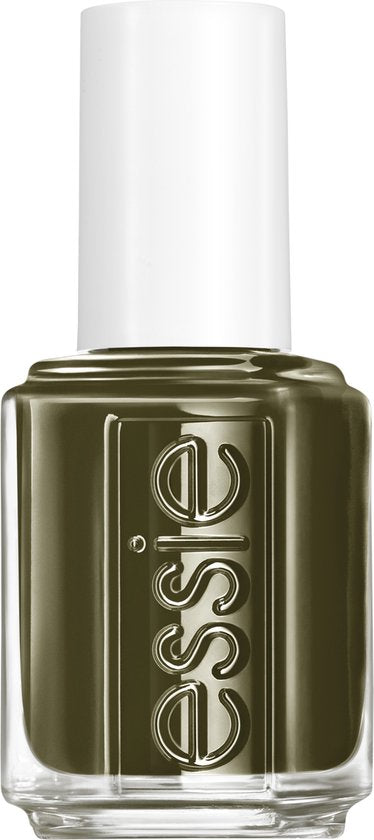 essie 2023 fall collection | limited edition | 924 meet me at midnight, olijfgroen (glanzende nagellak, 13,5 ml)