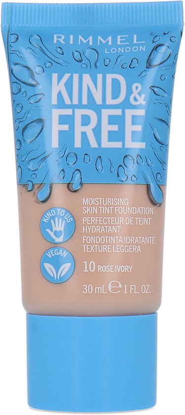 Rimmel London KIND & FREE Vegan Foundation - 010 Rose Ivory