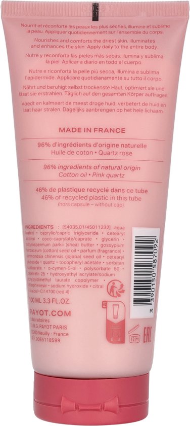 Payot Le Corps Crème Nourishing Body Cream Wild Rose 100ml