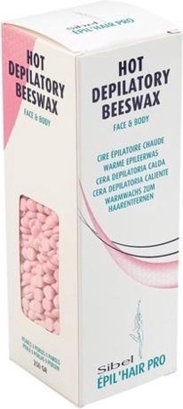 Hars korrels / parels gezicht en lichaam roze 250gr Sibel