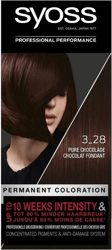 SYOSS Color baseline 3-28 Pure Chocolade Haarverf - 1 stuk