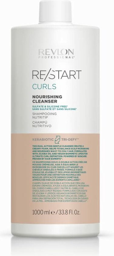 Shampoo for Curly Hair Revlon Re-start Curls Cleaner 1 L