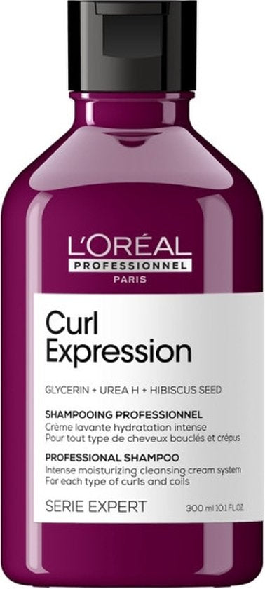 L’Oréal Professionnel Serie Expert Curl Expression Intense Moisturizing Cleansing Cream Shampoo - 500 ml- Normale shampoo - Voor Krullend haar -