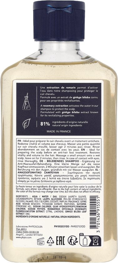 Shampoo Phyto Paris Phytocyane Revitalising 250 ml