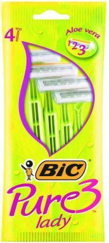 Bic Razors Pure 3 Lady 4 Pcs