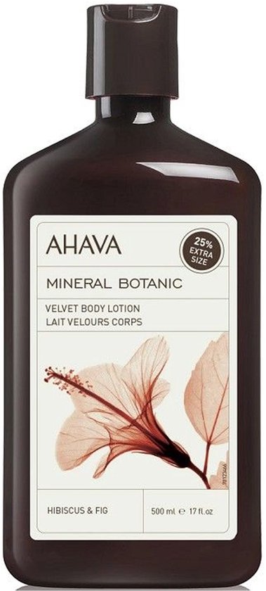 AHAVA Mineraal Botanische Bodylotion - Hibiscus & Vijg | Reinigt & Hydrateert | Geeft Ontspannend Gevoel | Lotion voor dames & heren | Moisturizer voor een droge huid & gezicht - 500ml