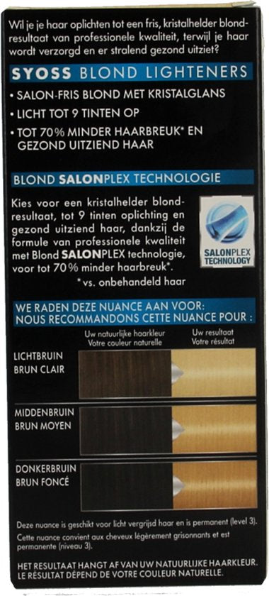 SYOSS Color baseline Lighteners 13-0 Ultra Plus Lightener Haarverf - 1 stuk