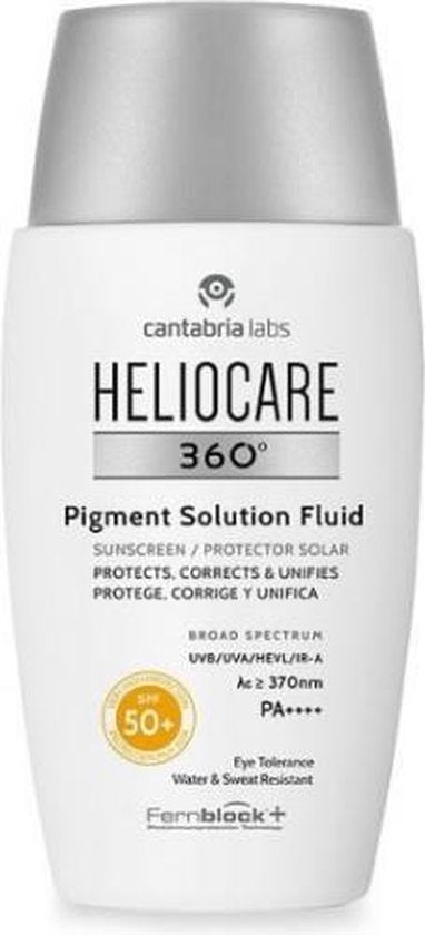 Anti Bruine vlekken Zonnebrandlotion Heliocare 360 Pigment Solution SPF 50+ 50 ml