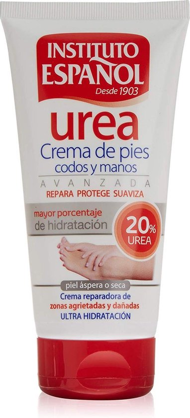 Instituto Espanol - Urea Creme 20% - Huid Creme voor Ruwe Gebarsten en Droge Atopishe Huid - Utra Hydratatie - Lichaamsverzorging - Vrouw - 150 ml