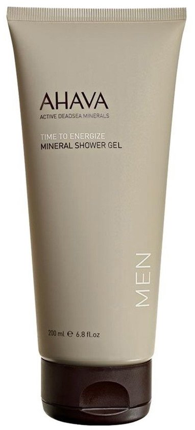 AHAVA MAN Mineraal Douchegel | Verkwikkende Reiniging voor Mannen | Behoudt Natuurlijke Vochtbalans | Kalmeert en Beschermt de Huid | Reinigingsgel vo