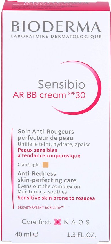 Hydraterende Crème met Kleur Bioderma AR BB Cream Beige Spf 30