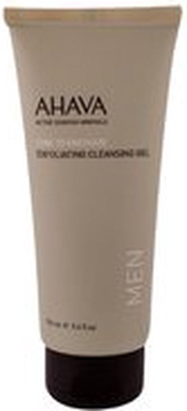 AHAVA MAN Exfoliërende Reinigingsgel - Diepe Reiniging & Verfrissing | Verwijdert Verstopte Poriën | Zachte en Energiegevende Formule | Gezichtsreiniger voor mannen - 100ml