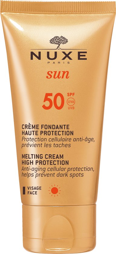 Nuxe Sun Melting Cream High Protection Zonnecrème SPF50 - Zonnebrand - 50 ml
