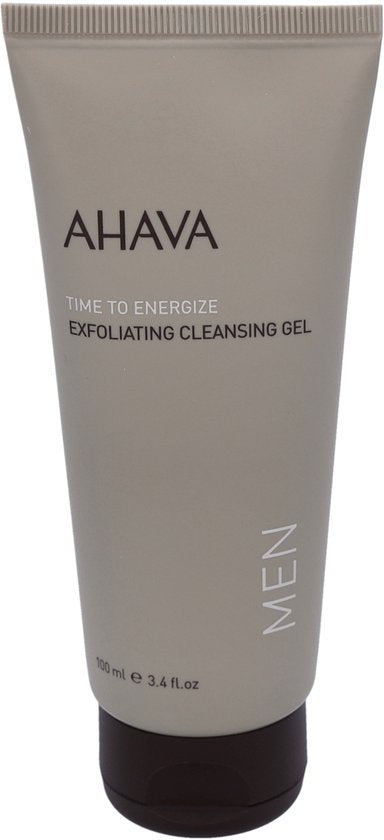 AHAVA MAN Exfoliërende Reinigingsgel - Diepe Reiniging & Verfrissing | Verwijdert Verstopte Poriën | Zachte en Energiegevende Formule | Gezichtsreiniger voor mannen - 100ml