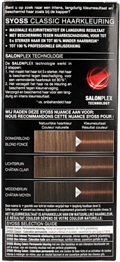 SYOSS Color baseline 5-8 Hazelnootbruin Haarverf - 1 stuk