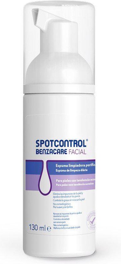 Reinigingsschuim Benzacare Spotcontrol Facial Zuiverend 130 ml