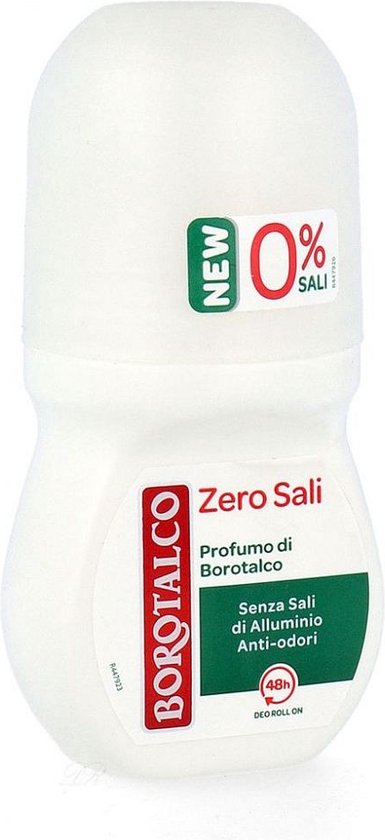 Borotalco 0% Deo Roller - 50 ml (zonder aluminiumzouten)