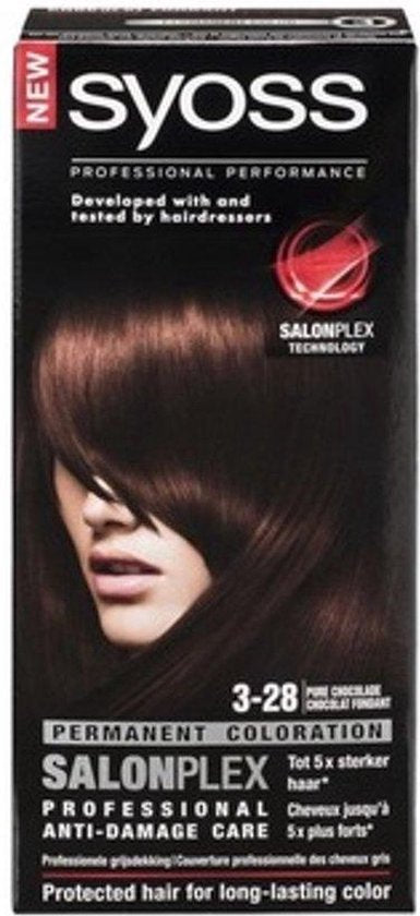 SYOSS Color baseline 3-28 Pure Chocolade Haarverf - 1 stuk