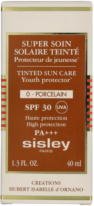 Sisley Super Soin Solaire Visage SPF30 Porcelain - Zonnebrand - 40 ml