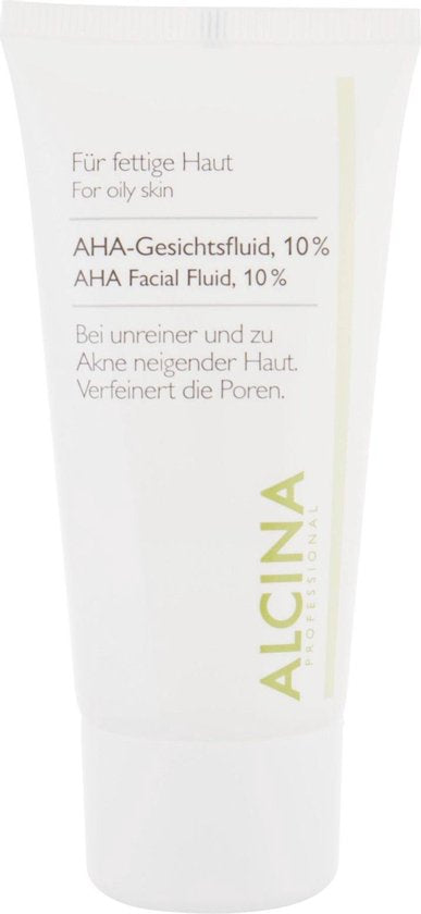 Alcina - 10% AHA Facial Fluid - Pletový fluid s aha kyselinami - 50ml