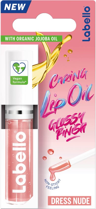 Labello Caring Lip Oil Dress Nude - 5.5 ml