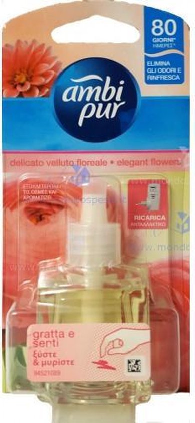 Navulling Voor Elektrische Luchtverfrisser Elegante Ambi Pur (21,5 ml)