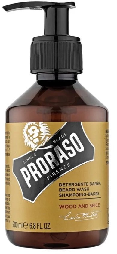 Proraso Beard Wash Wood and Spice 500 ml. | Beard Shampoo