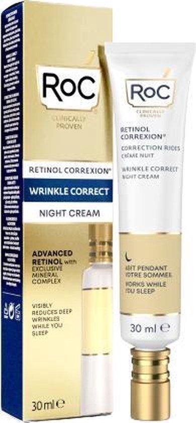 Anti-Veroudering Nachtcrème Roc Wrinkle Correct (30 ml)
