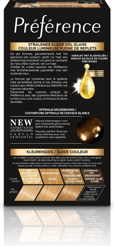 L’Oréal Paris Préférence 8.3 Cannes - Licht Goudblond - Permanente Haarverf