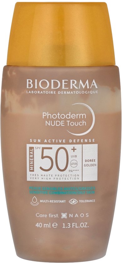 Bioderma Photoderm Nude Touch Crème SPF50+ Dorée