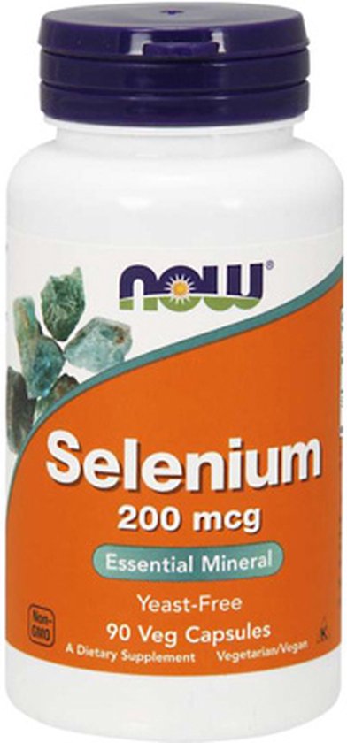 Vitaminen - Selenium 200mcg 90 Capsules - Now