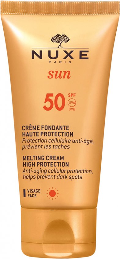 Nuxe Sun Melting Cream High Protection Zonnecrème SPF50 - Zonnebrand - 50 ml