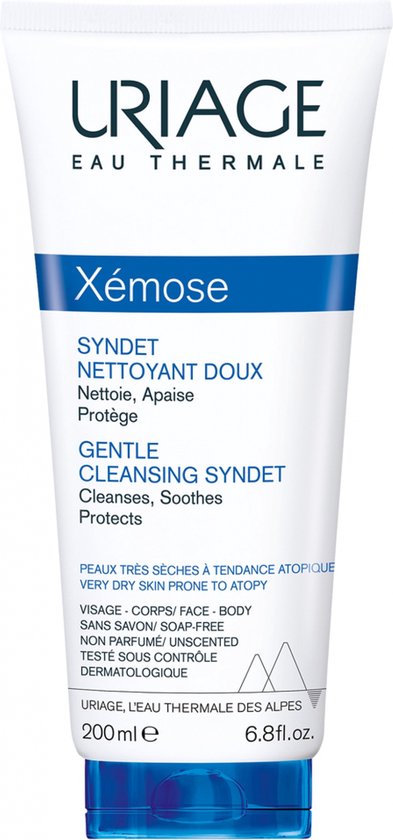 Uriage - Fine cleansing cream gel for dry to atopic skin Xémose (Gentle Cleansing Syndet) - 200ml