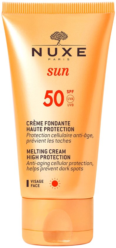Nuxe Sun Melting Cream High Protection Zonnecrème SPF50 - Zonnebrand - 50 ml