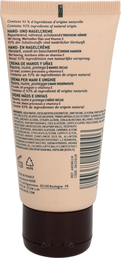 Nuxe Rêve de Miel Hand and Nail Cream Hand- en Nagelcrème - 50 ml