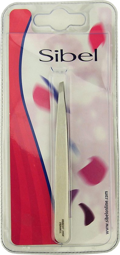 Sibel - Epileerpincet - Schuin - Inox