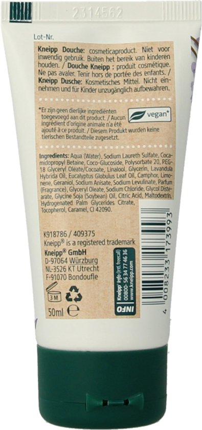 Kneipp Douche relaxing mini 50 Milliliter