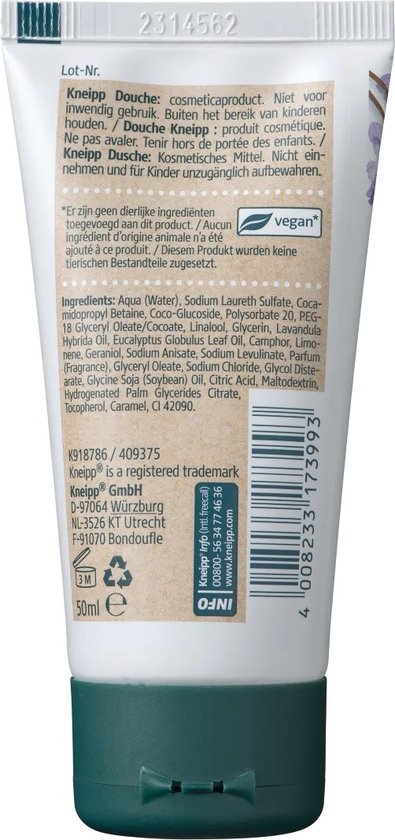 Kneipp Douche relaxing mini 50 Milliliter