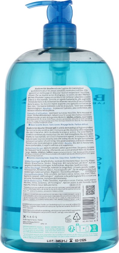 Bioderma - Atoderm Douchegel - 1l