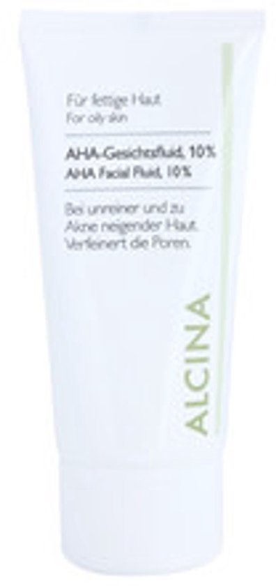 Alcina - 10% AHA Facial Fluid - Pletový fluid s aha kyselinami - 50ml
