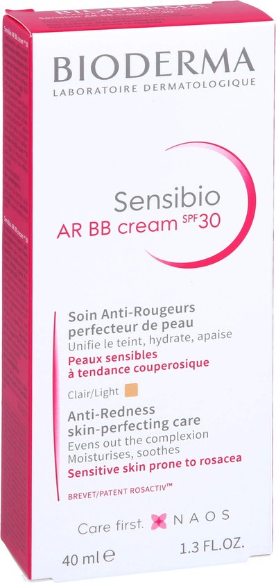 Hydraterende Crème met Kleur Bioderma AR BB Cream Beige Spf 30