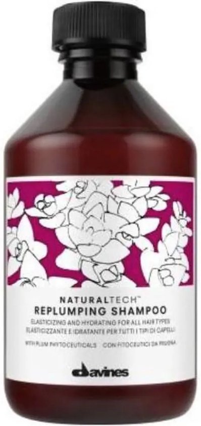 Davines Replumping Shampoo - 250 ml- Normale shampoo - Voor Alle haartypes -